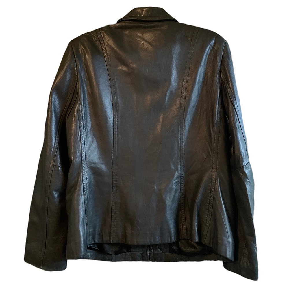 Lambskin Classiques Entier leather jacket black size large - Picture 2 of 6